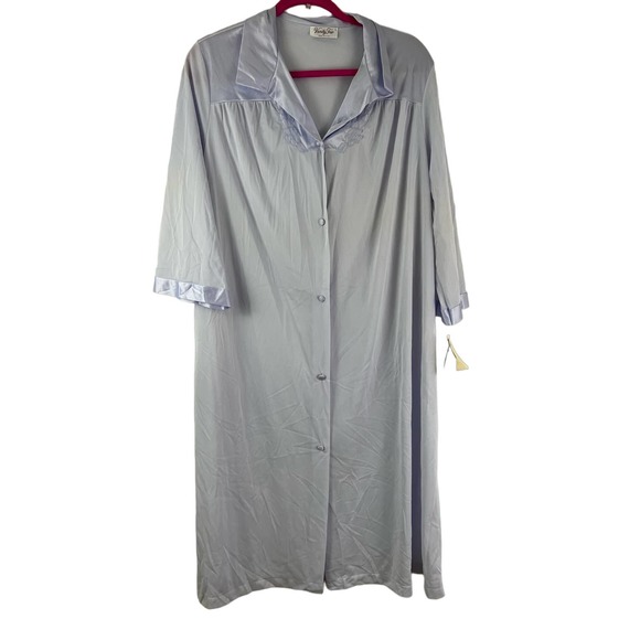 Vanity Fair Other - NEW Vanity Fair Sleep Gown Bed Jacket Robe Periwinkle Size Large New with Tags